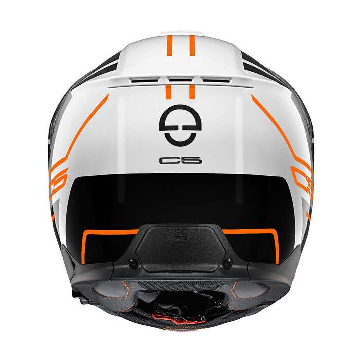 Casque moto modulable Schuberth C5 Master Orange