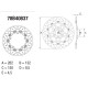 Front brake disc Brembo Series Oro 78B40837 Yamaha MT-07 / XSR700