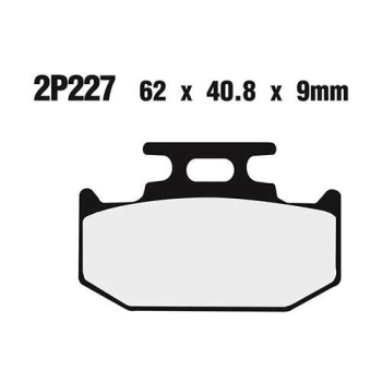 Plaquettes de frein semi-metal Nissin 2P-227GS