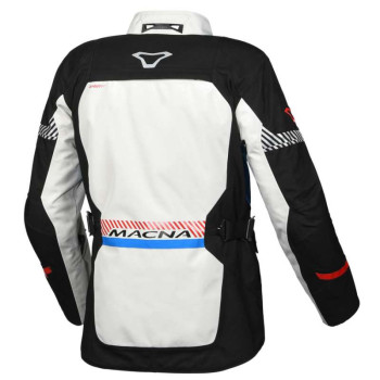 Veste moto Macna ASPIRE Gris/Noir/Bleu