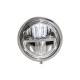 7-inch LED motorcycle headlight HIGHSIDER VOYAGE CHROME (bottom mount)