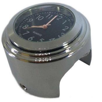 Montre de guidon analogique Brazoline Chrome Montre de guidon analogique Brazoline Chrome