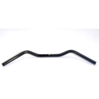 Guidon moto LSL CLUBMAN Noir brossé 25 mm