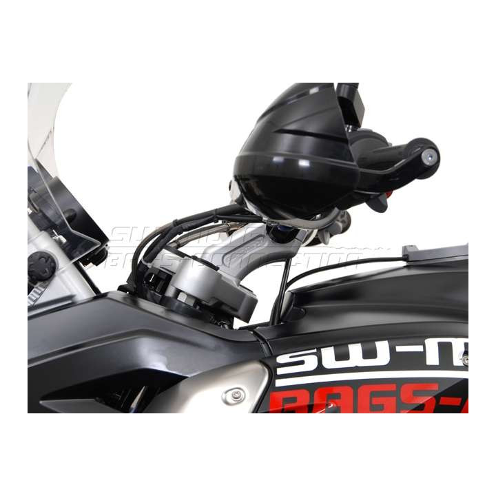 Rehausseur avec déport SW-Motech BARBACK +20/-30 BMW R1200GS 08-12