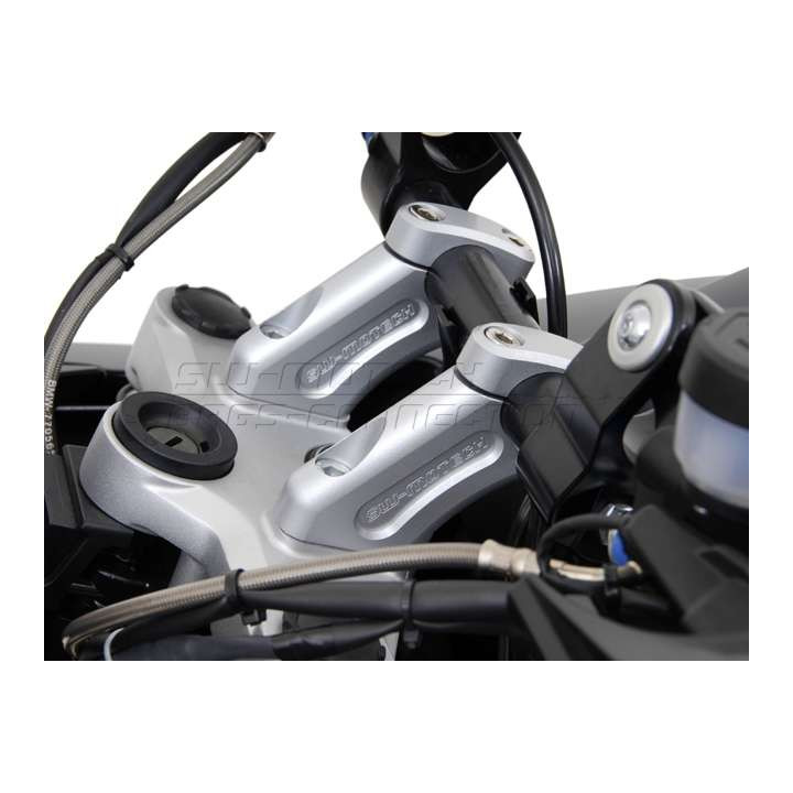 Rehausseur avec déport SW-Motech BARBACK +20/-30 BMW R1200GS 08-12
