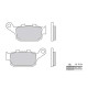 BREMBO organic brake pads 07HO53CC