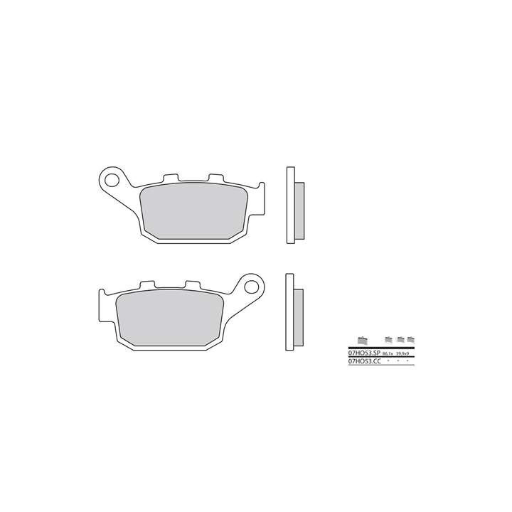 BREMBO organic brake pads 07HO53CC