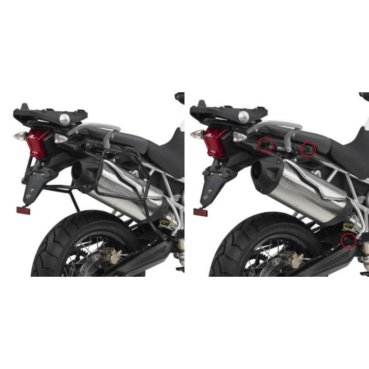 Support Givi pour valises MONOKEY (PLR6409) Triumph TIGER 800