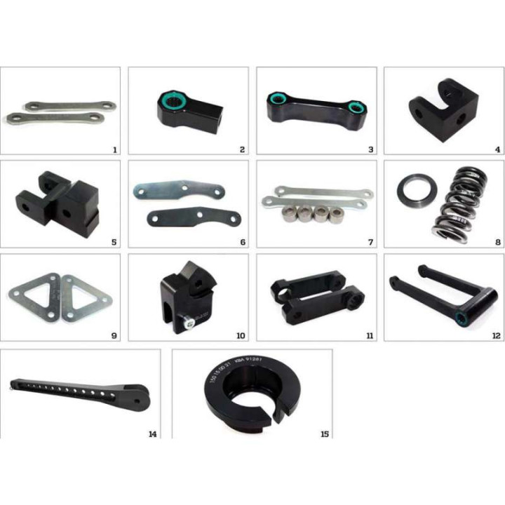 Kit rabaissement moto Tecnium Kawasaki Z650 17-