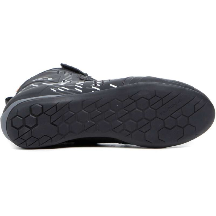 Baskets moto TCX R04D WP Noir/Blanc