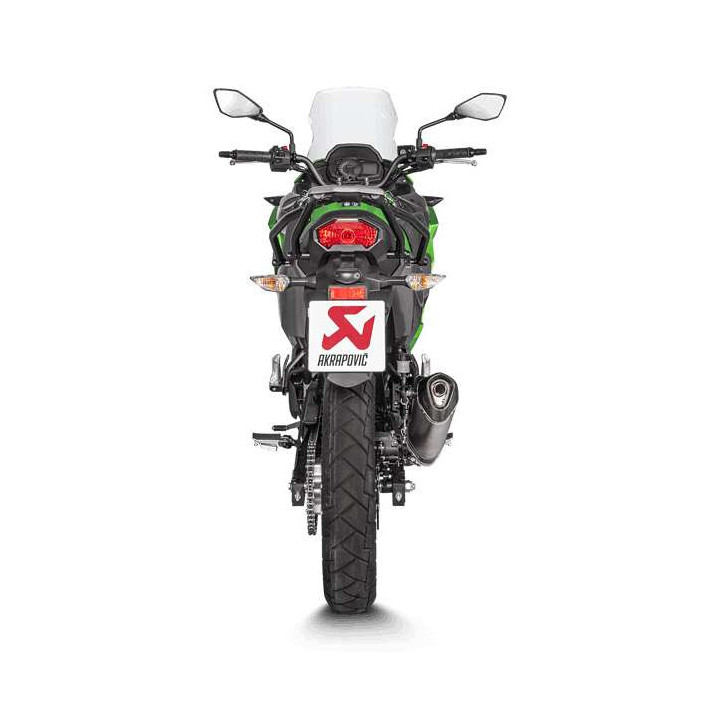 Akrapovic Titanium approved muffler Kawasaki Versys X-300 17-