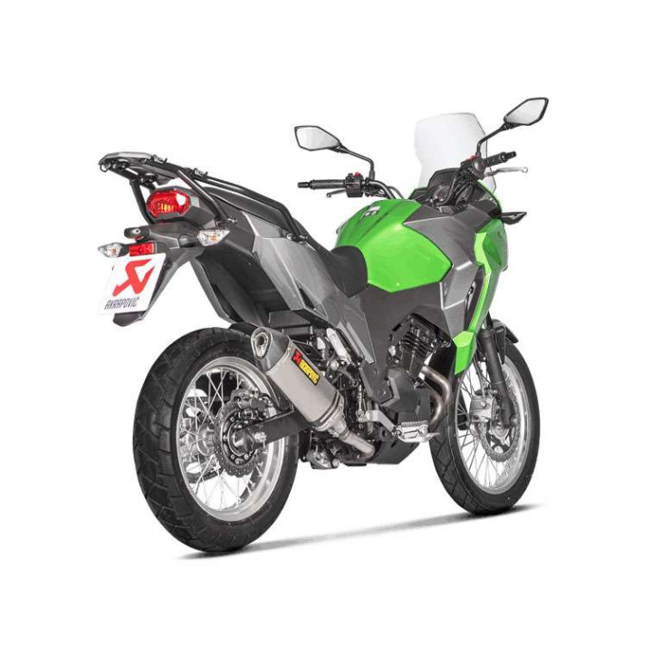 Akrapovic Titanium approved muffler Kawasaki Versys X-300 17-