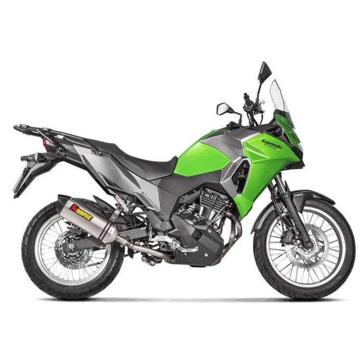 Akrapovic Titanium approved muffler Kawasaki Versys X-300 17-