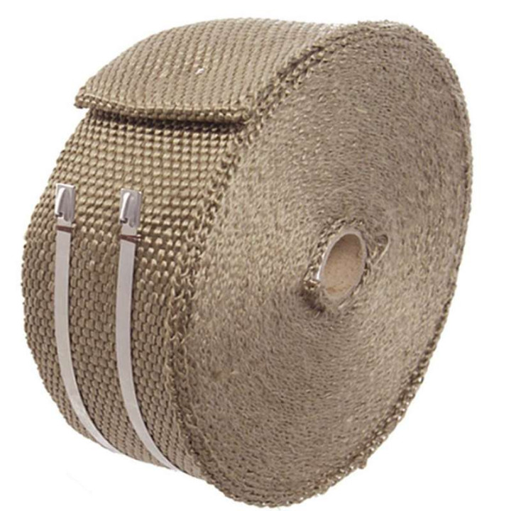 Exhaust band SAMCO TITANIUM PRO SHIELD 50mm x 7.5m 1200°C