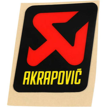 Akrapovic vertical sticker 60x70mm