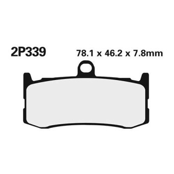 Plaquettes de frein sinter Nissin 2P-339ST