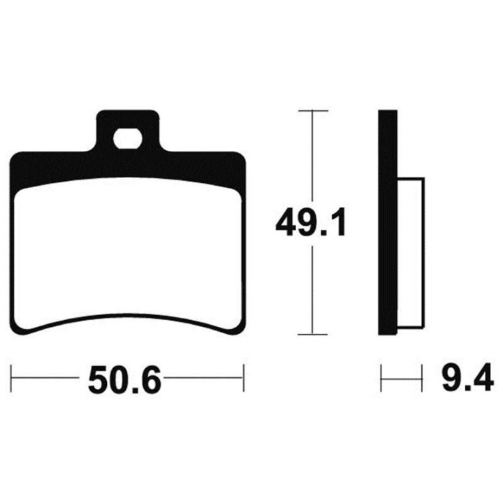 Brake plates organic motorcycle Bendix MA247