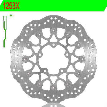 Front left brake disc NG 1253X TIGER 800 ABS 10-12