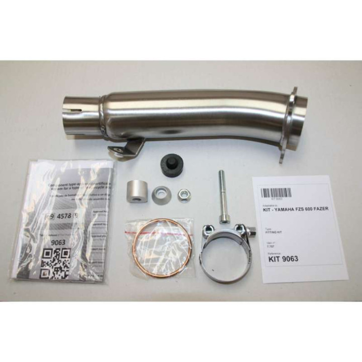 Silencieux homologué Ixil SOVE inox (OY9063VSE) Yamaha FZS600 Fazer