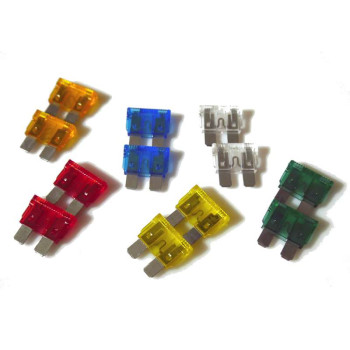 Assortiment de 12 fusibles 5A 10A 15A 20A 25A 30A