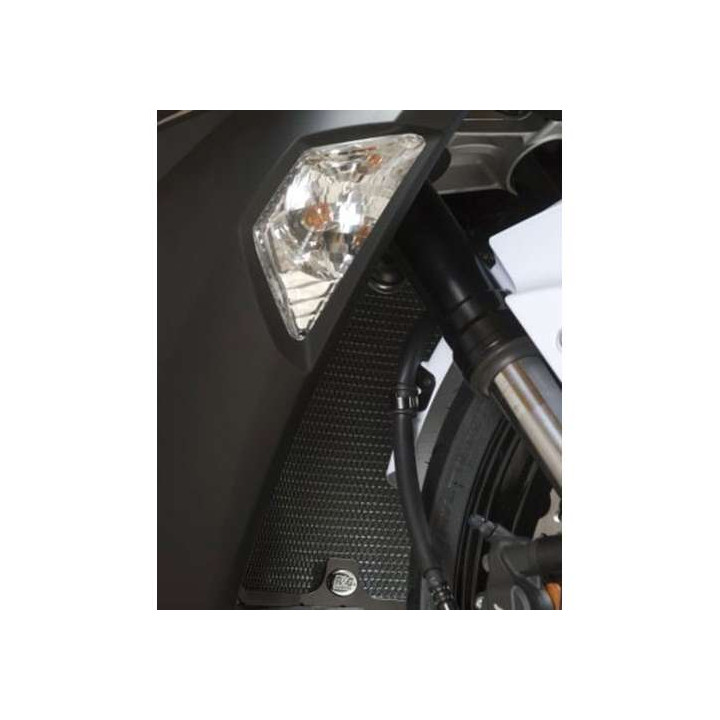 Protection de radiateur R&G (RAD0221BK) noir Kawasaki Versys X300