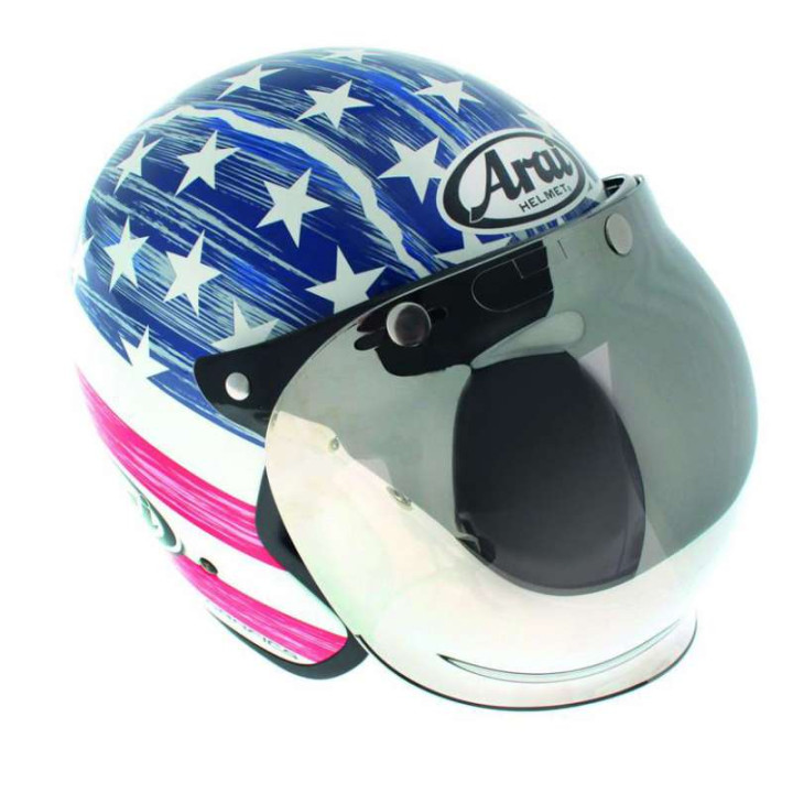 Ecran iridium Bubble universel pour casque jet