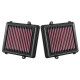 Air filter K&amp-N HA-9916 (x2) Honda CRF1000L AFRICA TWIN