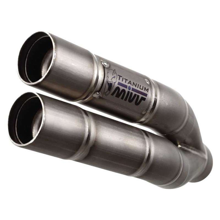 Silencieux homologué Mivv DOUBLE GUN Titane (Y.048.LDG) Yamaha YZF-R3