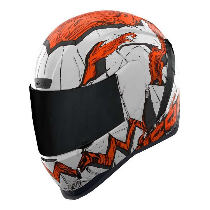 Icon AIRFORM TRICK OR STREET 3 White motorcycle helmet