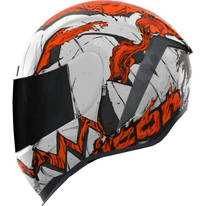 Icon AIRFORM TRICK OR STREET 3 White motorcycle helmet