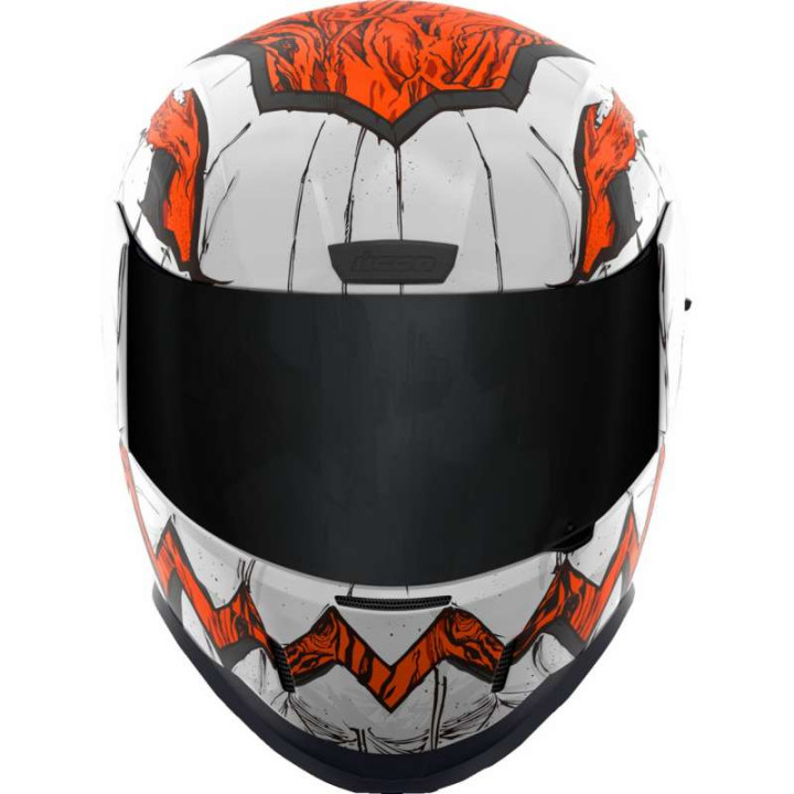Icon AIRFORM TRICK OR STREET 3 White motorcycle helmet