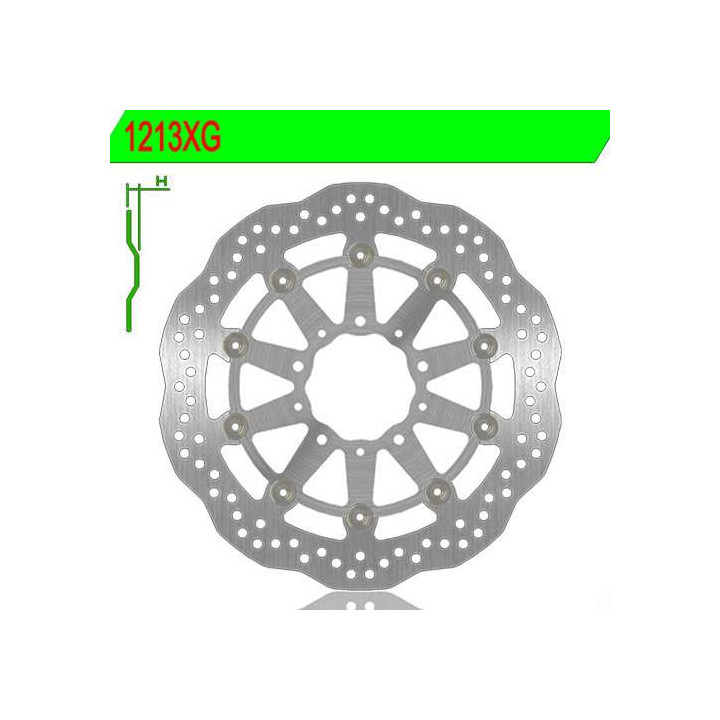 Front brake disc NG 1213XG Z1000