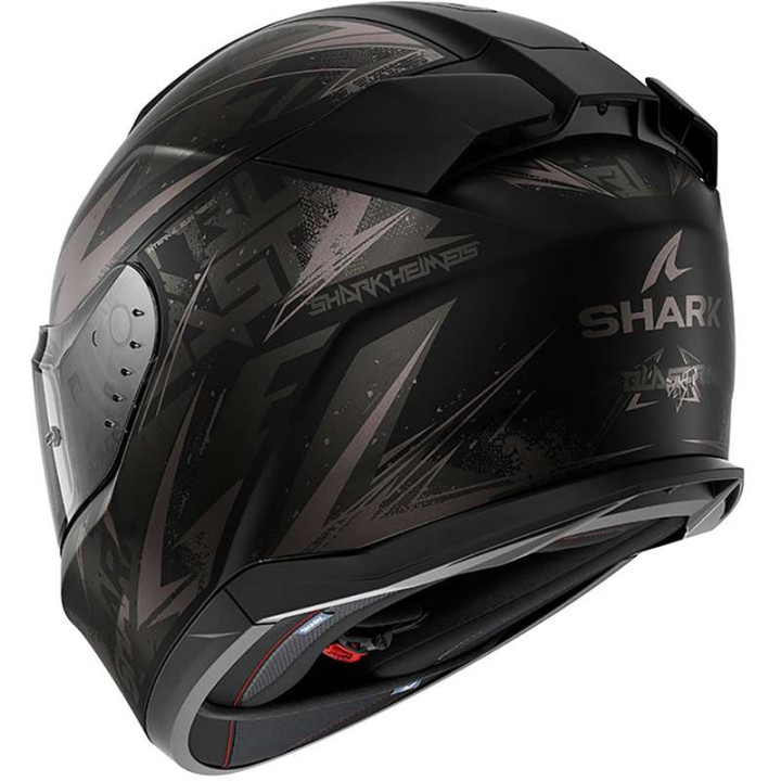 Casque moto Shark D-SKWAL 3 BLAST-R Noir/Gris