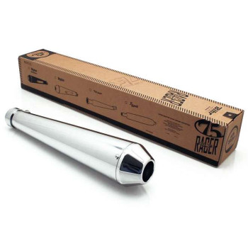 Universal silencer Vparts MEGATON chrome