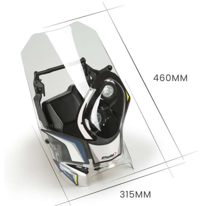 Tête de fourche Rally Puig 2 feux LED (20548W) HUSQVARNA FE 250/350/450/500 TE250/300