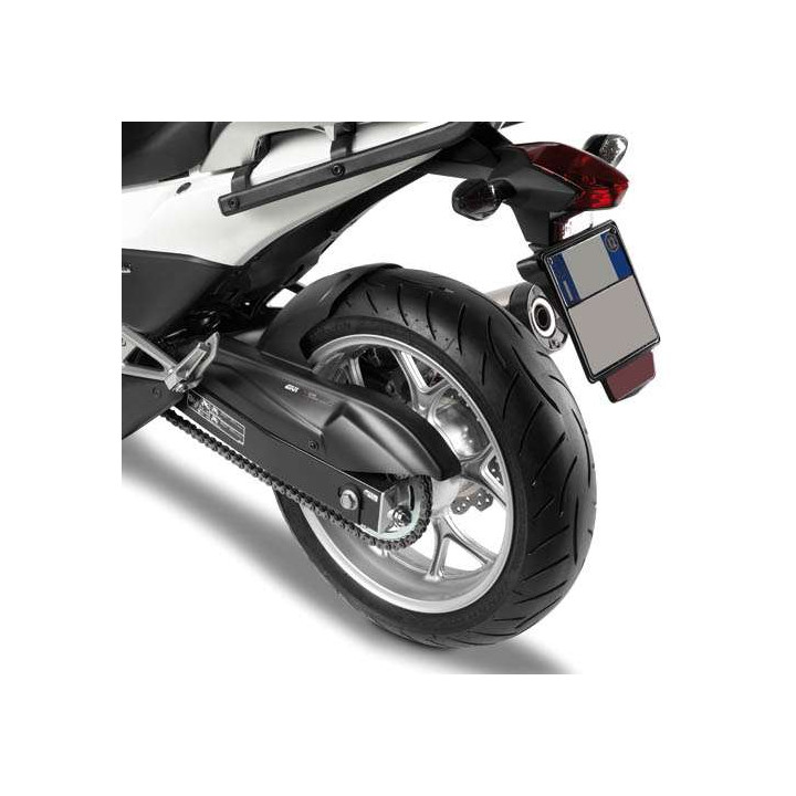 Garde-boue arrière Givi noir (MG1109) Honda INTEGRA 700 / NC700 / NC750