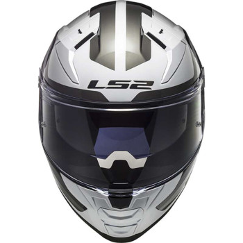 Casque moto LS2 FF811 VECTOR II METRIC Blanc/Titanium 22.06