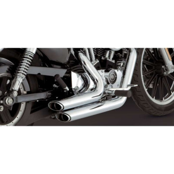 Ligne complète Vance & Hines SHORTSHOTS chromé (17219) Harley SPORTSTER 04-13