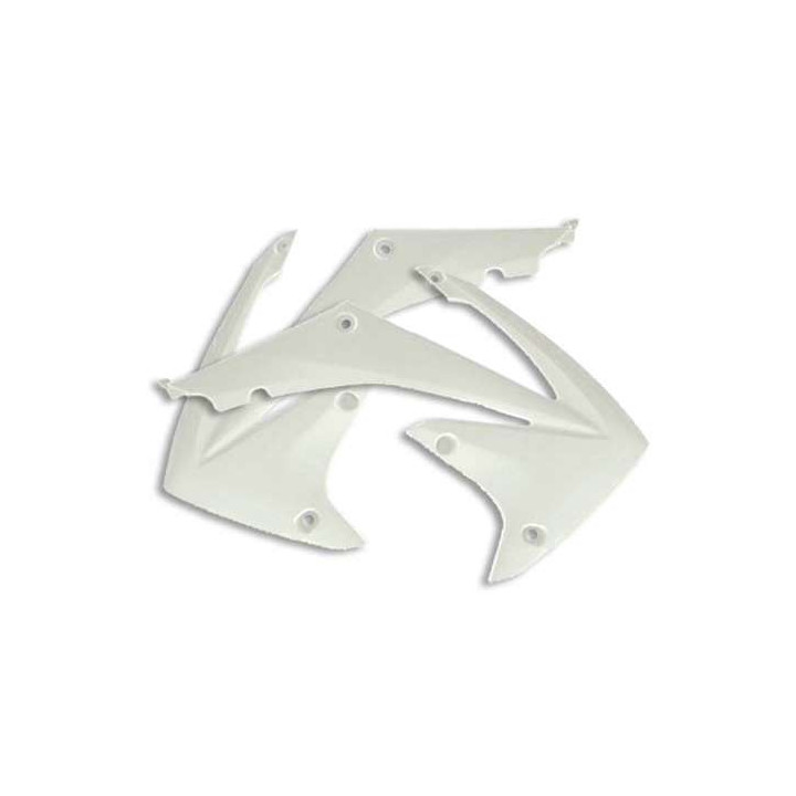 Ouies de radiateur blanches UFO Honda CRF250 R/X 04-