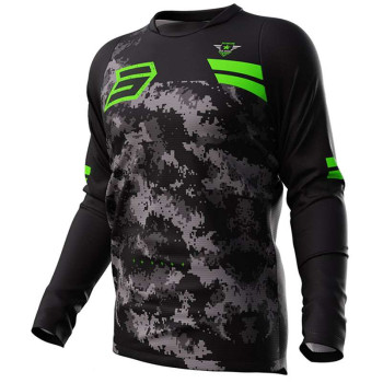 Maillot moto cross Shot DEVO ARMY GREEN