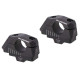 Rehausseur avec déport SW-Motech 28mm Noir BMW F850GS/Adventure (LEH.00.039.31100/B)