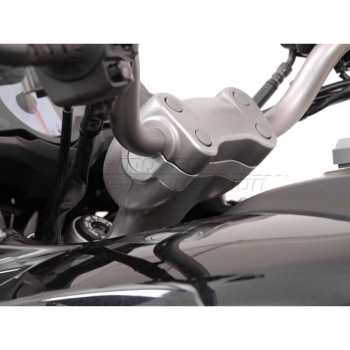 Rehausseur guidon SW-Motech +20mm Kawasaki 650 VERSYS
