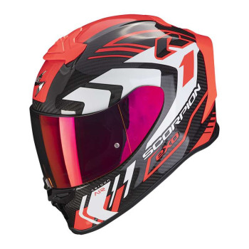 Casque Scorpion EXO-R1 EVO CARBON AIR SUPRA NOIR / ROUGE