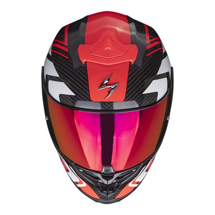 Casque Scorpion EXO-R1 EVO CARBON AIR SUPRA NOIR / ROUGE