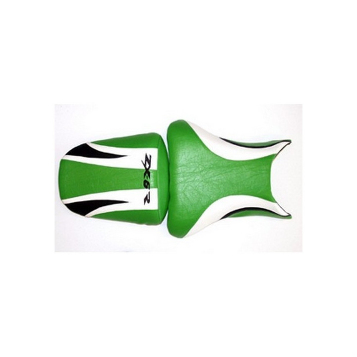 Saddle cover Bagster (2090M) Green/Black/White/Black Letters Kawasaki ZX6 R/RR 01-02 Saddle cover Bagster (2090M) Green/Black/White/Black Letters Kawasaki ZX6 R/RR 01-02