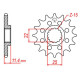 Pignon JT 15 dents chaîne 525 Suzuki SV650S / Kawasaki Zephyr 750 Pignon JT 15 dents chaîne 525 Suzuki SV650S / Kawasaki Zephyr 750