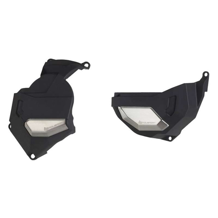 Couvre-carters alternateur/embrayage POLISPORT CRF1100L AFT (DCT)