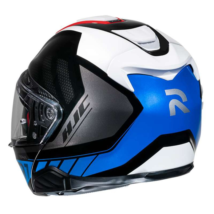 Modular motorcycle helmet HJC RPHA 91 RAFINO BLACK/BLUE/BLACK
