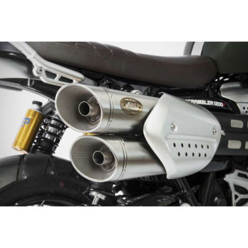 Silencer Zard INOX Triumph SCRAMBLER 1200 19-20
