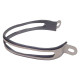 Leovince type A3 stainless steel collar (305902501R) for OVAL silencer